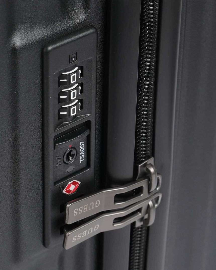 Guess Olbia Erkek Kabin Boy Valiz Black