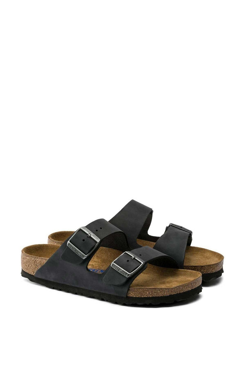 Birkenstock Arizona Nubuck Oıled Erkek Terlik Black