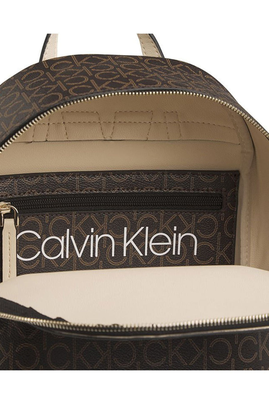 Calvin Klein Mono Sm Kadın Sırt Çantası Brown Mono