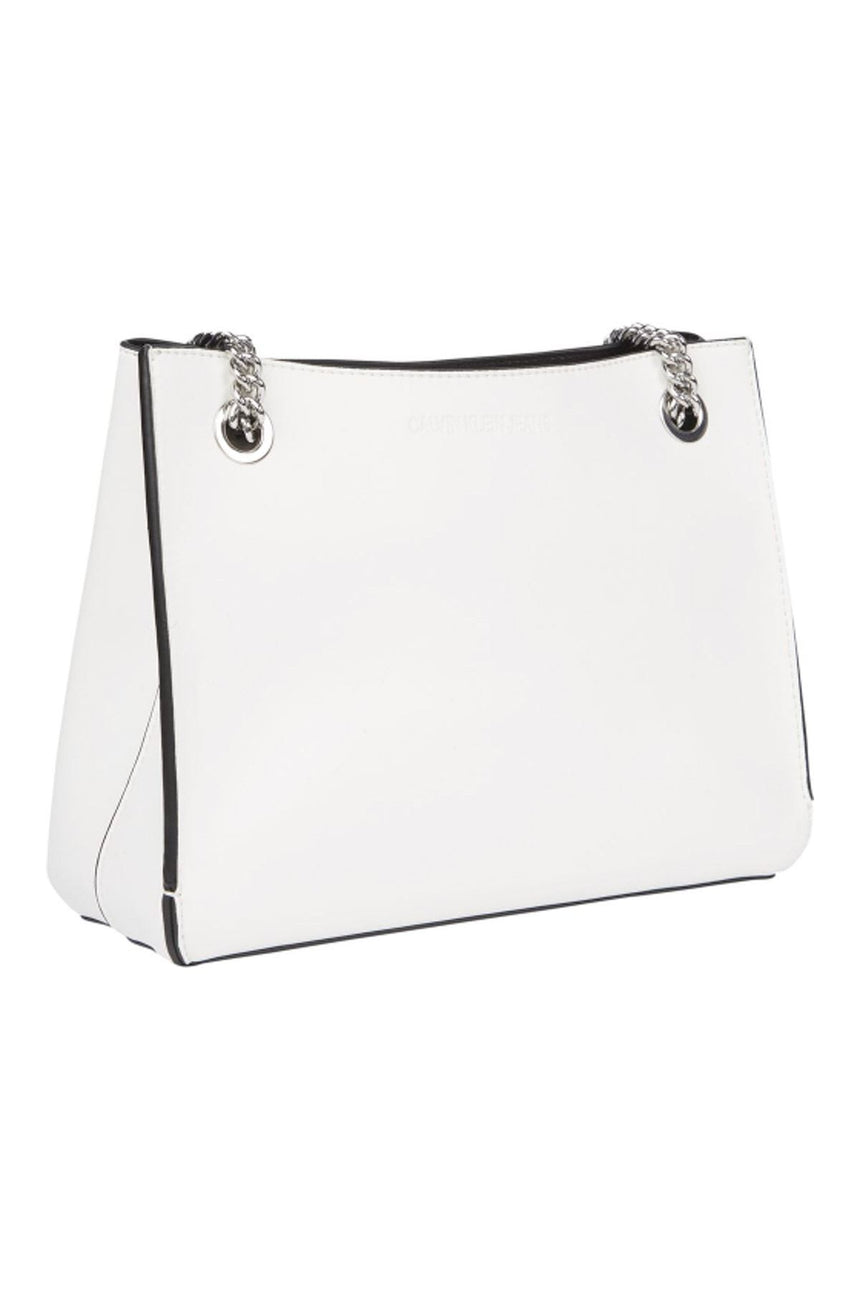 Calvin Klein Ckj Sculpted Mono Kadın Omuz Çantası Bright White
