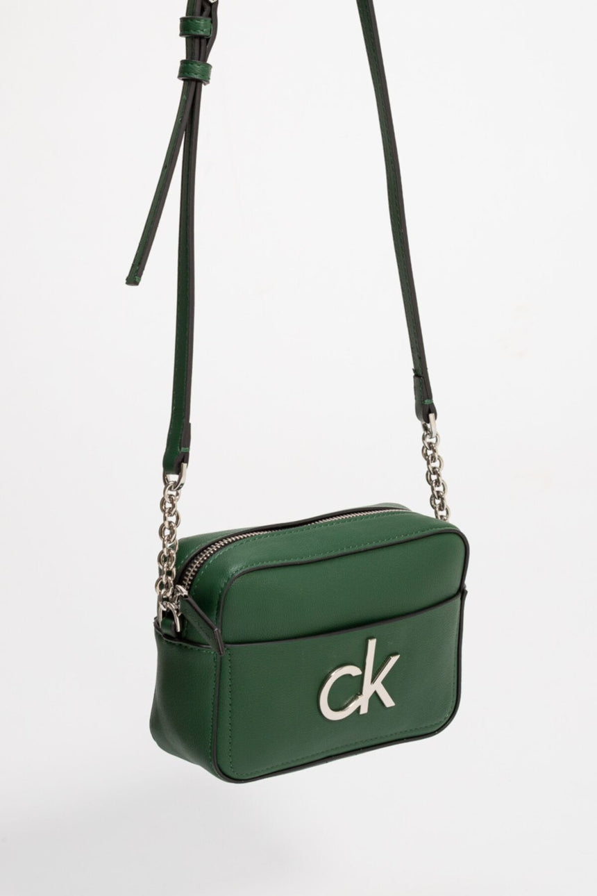 Calvin Klein Re-Lock Camera Bag Çapraz Askılı Kadın Çantası Deep Forest