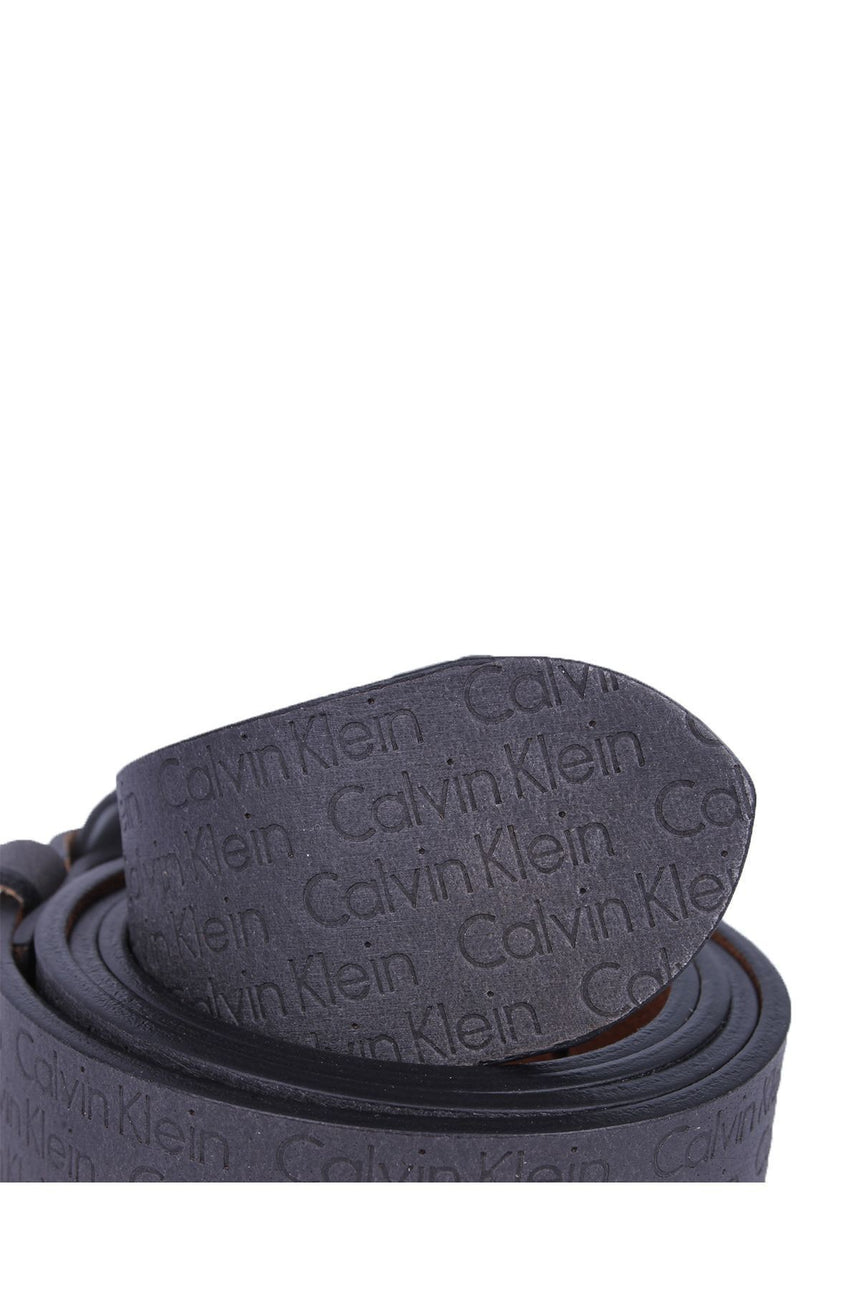 Calvin Klein Basic Ck Logo 90 cm Erkek Kemer Black