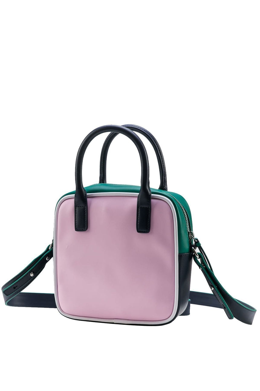 Tommy Hilfiger TJW Femme Pu Satchel Kadın El Çantası Pink Green