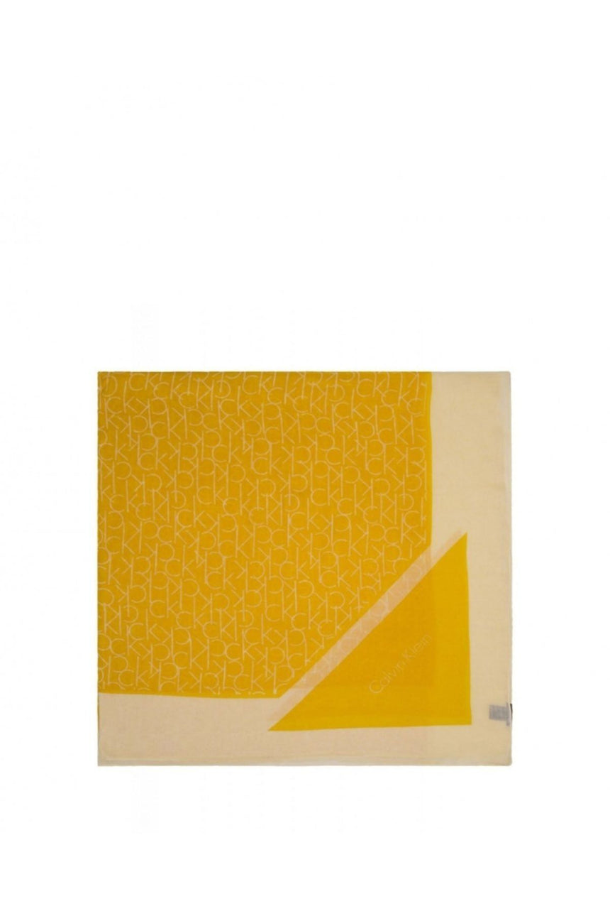 Calvin Klein Allover Şal Yellow