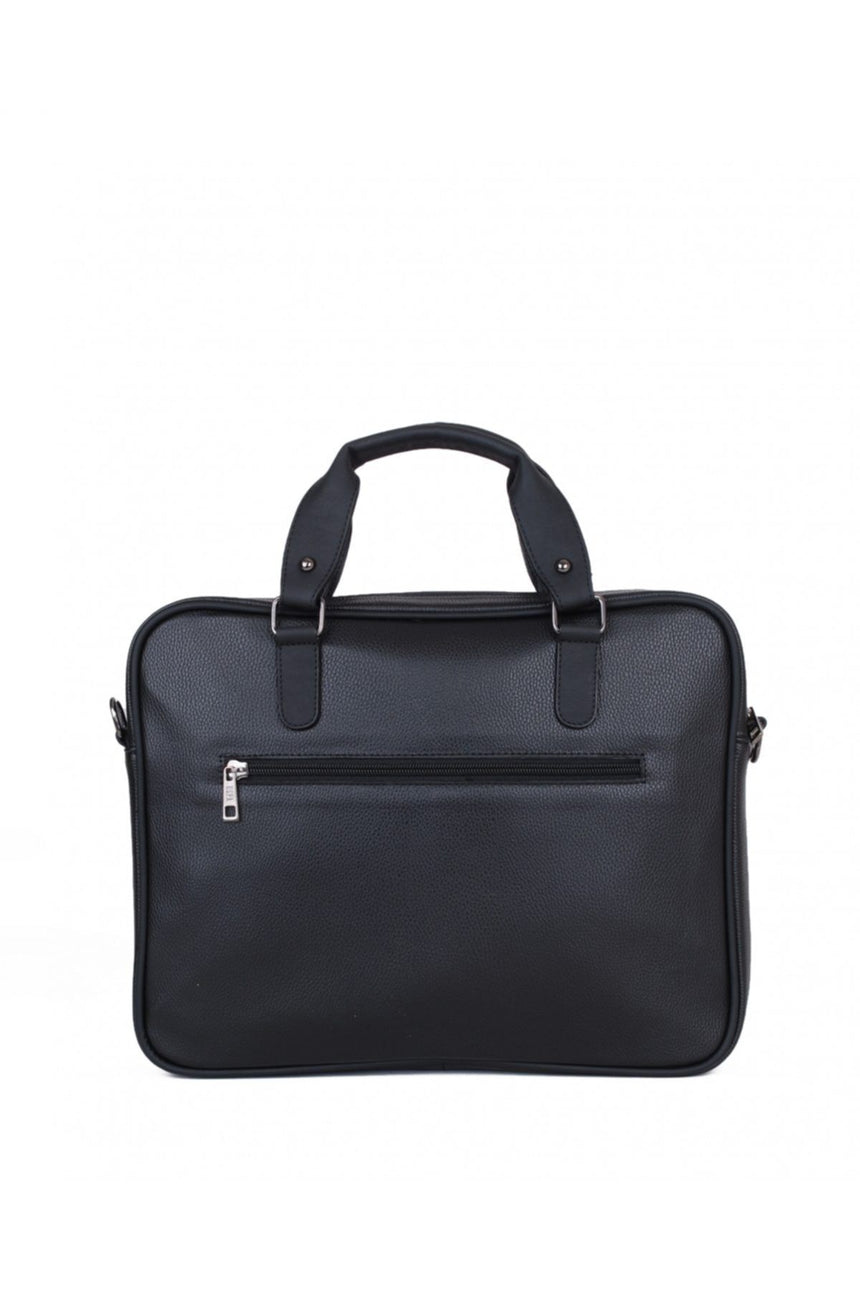 Us Polo Assn Metal Logo Evrak Çantası Siyah