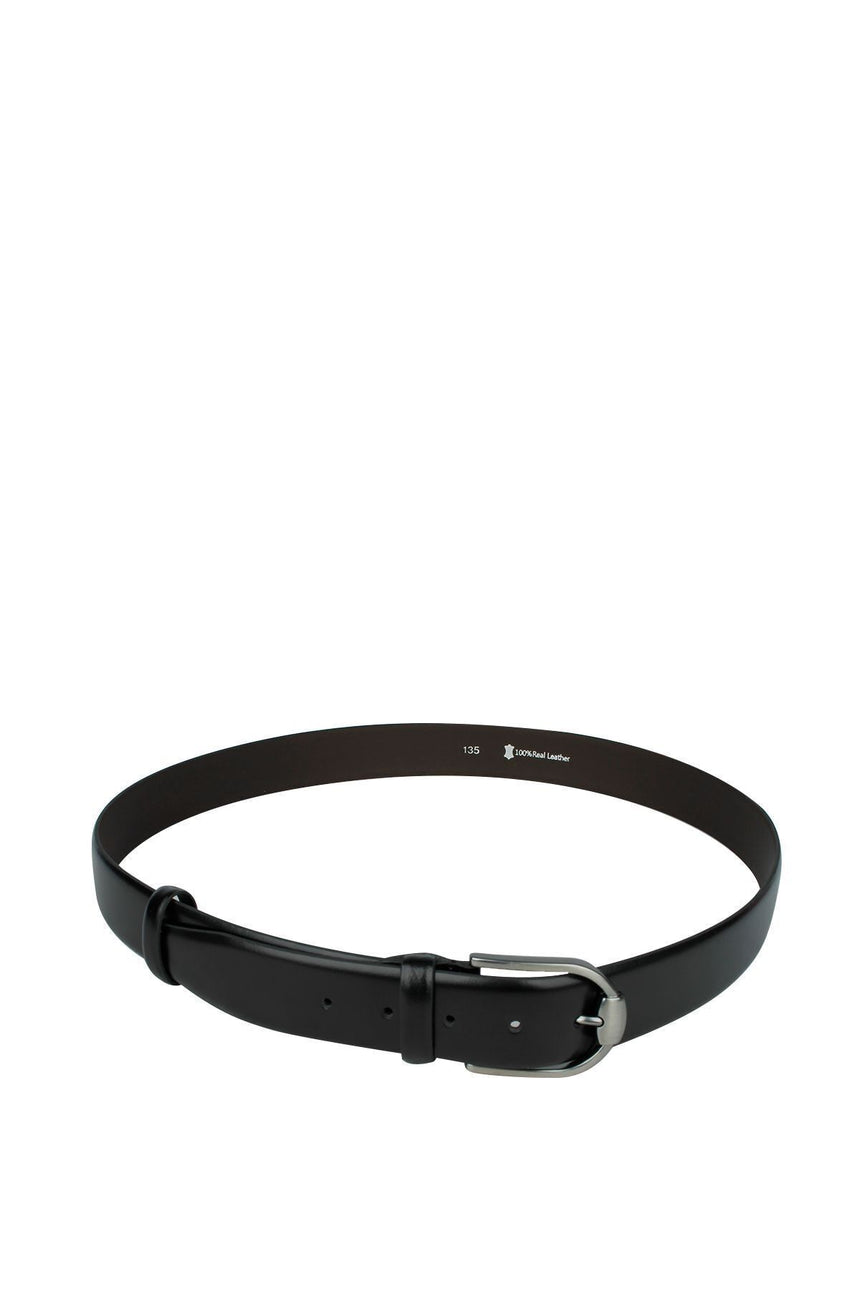 Axpe 4 Cm Deri Erkek Kemer Siyah