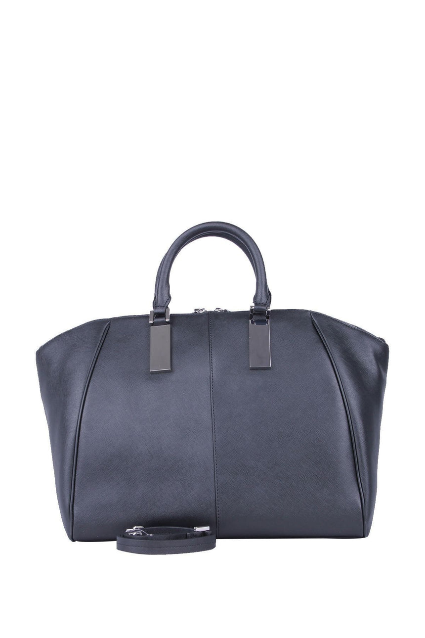 Calvin Klein Scarlett Dome Satchel Kadın El Çantası Black