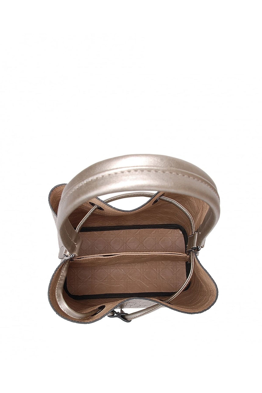 Krokodil Yüzey Günlük Kadın El Çantası Lacivert