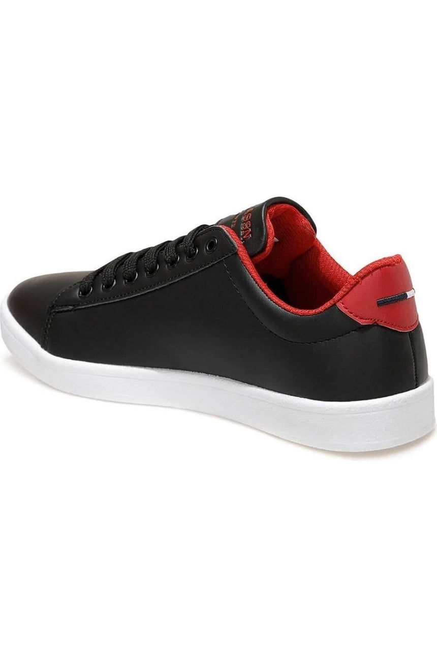 Us Polo Assn 3M Franco Gsn 3Fx Kadın Sneakers Siyah - Kırmızı