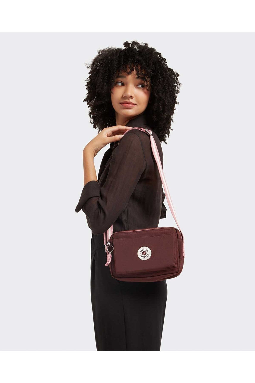 Kipling Abanu Çapraz Askılı Kadın Çantası Mahogany B
