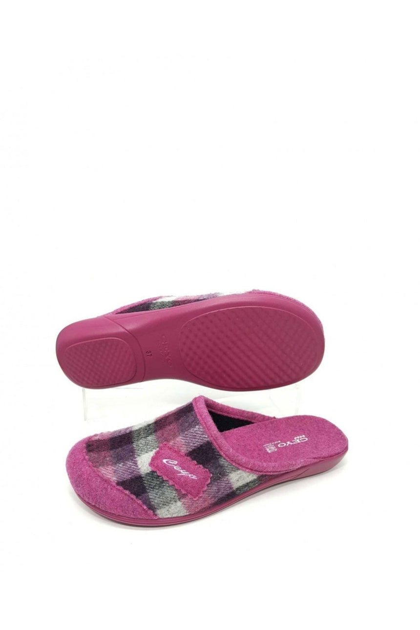 Ceyo Natural Wool Felt Terlik Pembe