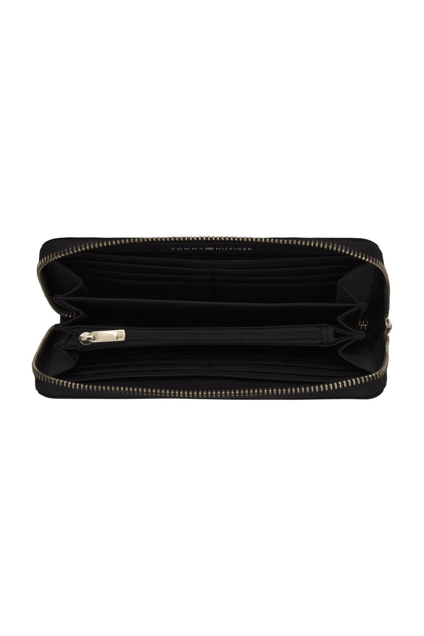 Tommy Hilfiger Large Monogram Kadın Cüzdanı Tommy Navy - Monogram