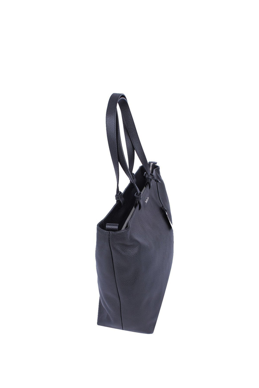 Calvin Klein Eo/ Pebble Leather Tote Kadın Omuz Çantası Black