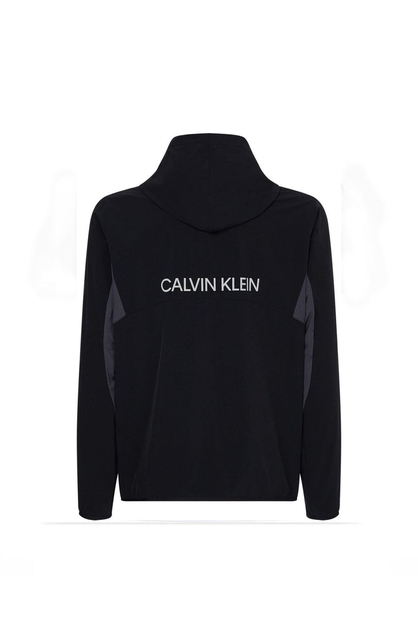 Calvin Klein Erkek Windjacket - Uzun Kol Yağmurluk Black - Periscope