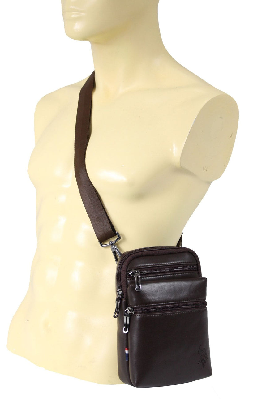 U.s Polo Assn Erkek El Çantası Kahverengi