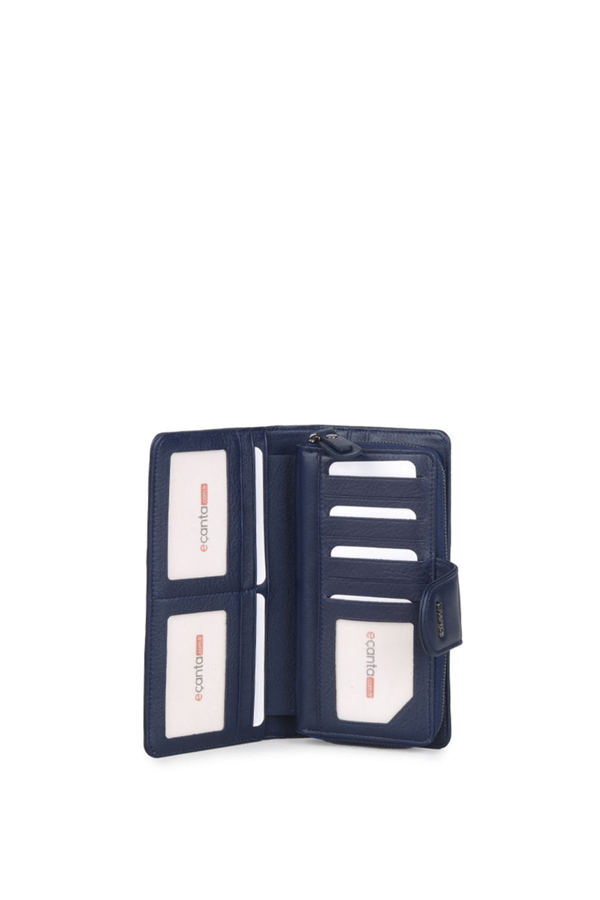 Grande 3 Blok Kadın El Portföyü Lacivert