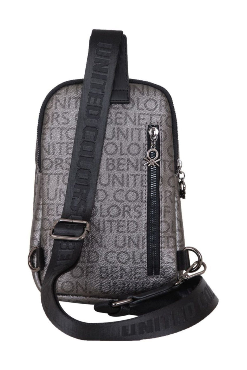 Benetton Casual Kadın Body Bag Platin - Siyah