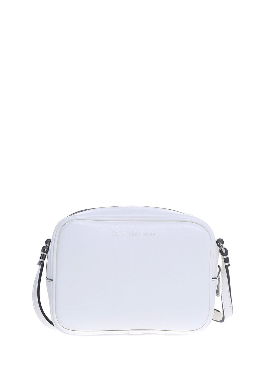 Calvin Klein Sculpted Camera Bag Two Tone Kadın Çapraz Çanta Warm White