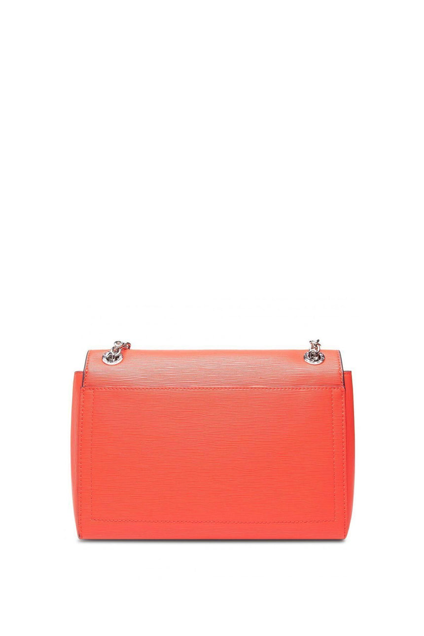 Calvin Klein Ew Conv Flap Xbody Md Eyelets Kadın Omuz Çantası Vibrant Coral