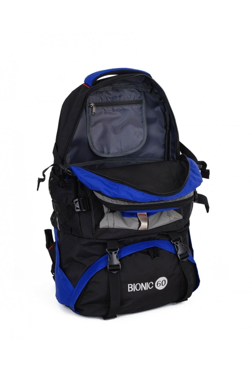 ÇÇS Mountain Bel Destekli Dağcı Sırt Çantası Blue