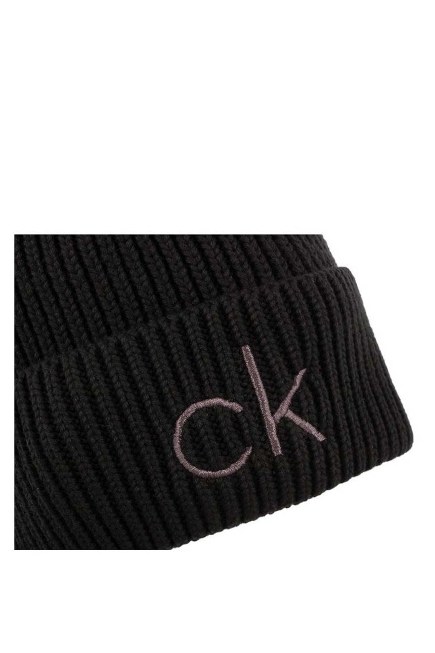 Calvin Klein Essentials Beanie Kadın Bere CK Black