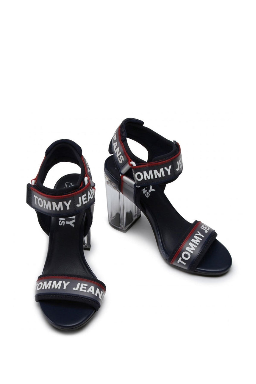Tommy Hilfiger Pop Color Heeled Sandal Kadın Ayakkabı Twilight Navy