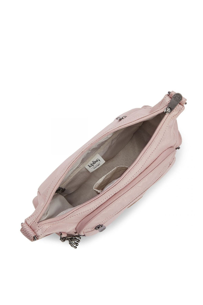 Kipling Gabbie S Classics Kadın Omuz Çantası Pink Flow Emb