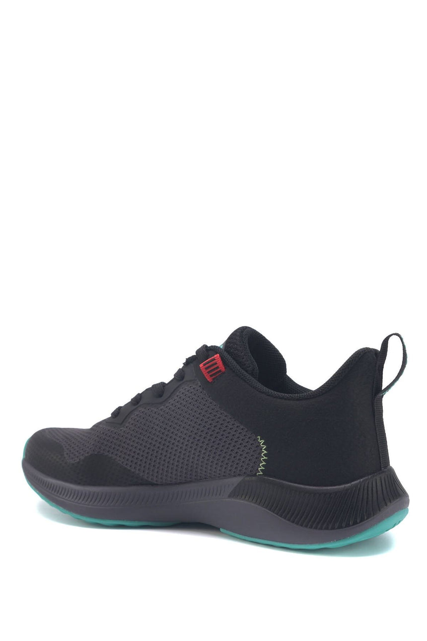 Us Polo Assn 3M Florin Wmn 3Fx Kadın Snekaers Siyah - Turkuaz - Kırmızı