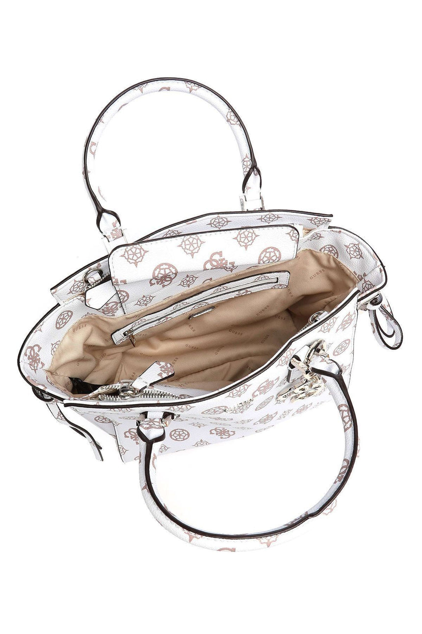 Guess Digital Status Satch Kadın El Çantası White