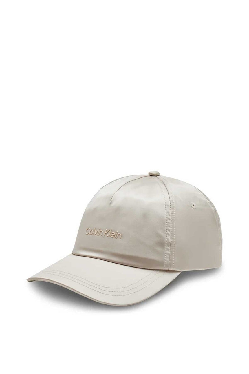 Calvin Klein Must Logo Kadın Şapka Dark Ecru