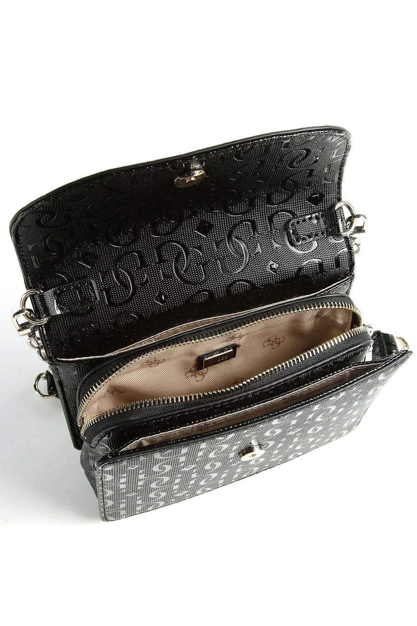 Guess Chic Shine Mini Çapraz Askılı Kadın Çantası Black