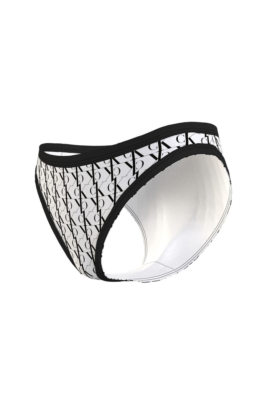 Calvin Klein Ck Monogram Baskılı Slip Kadın Bikini Altı KW0KW01703