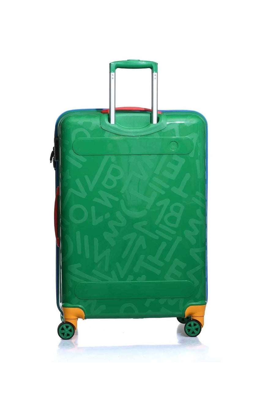 Benetton Büyük Boy 70 Cm Valiz Yeşil