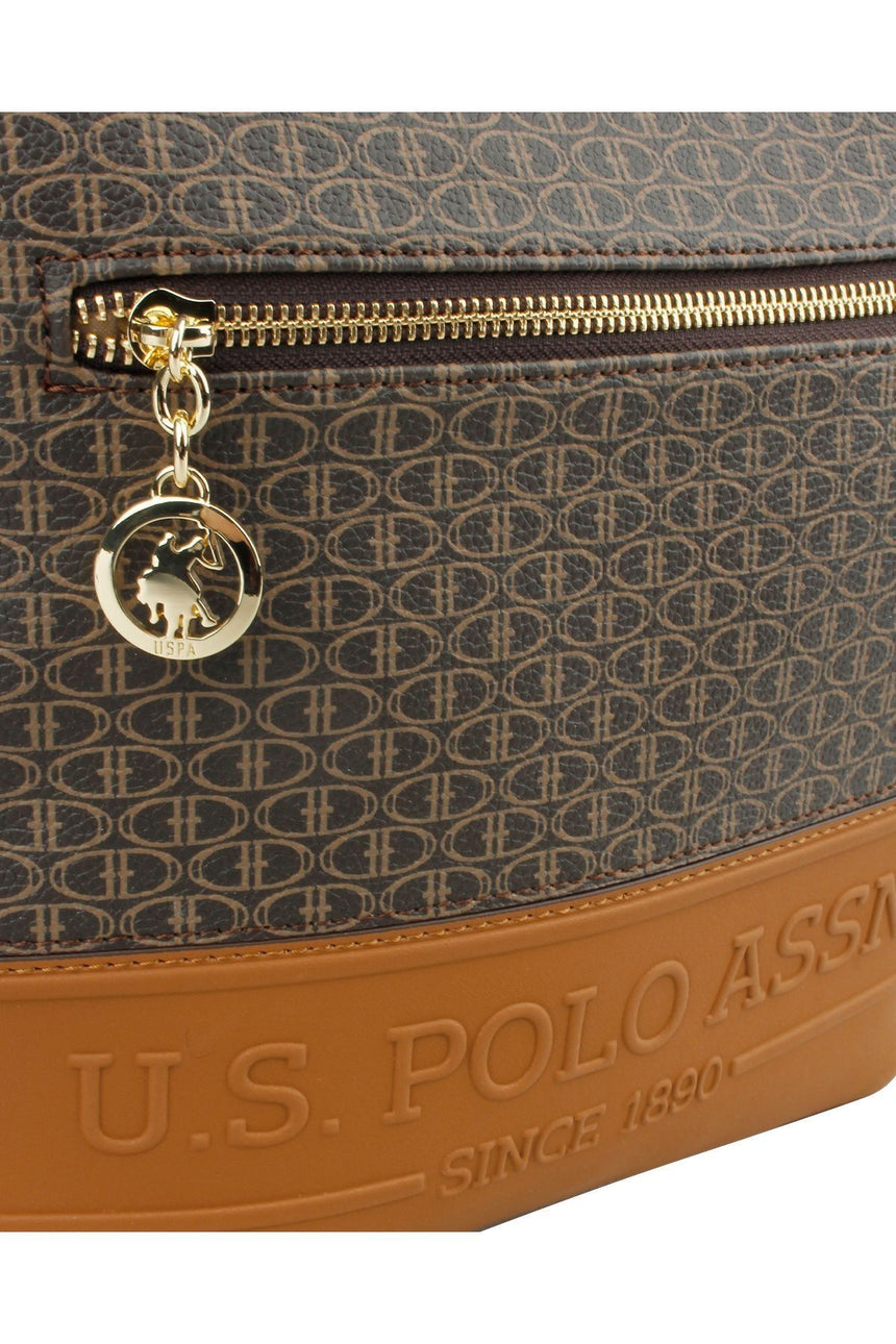 U.s Polo Assn Çapraz Askılı Kadın Çantası Kahve - Taba