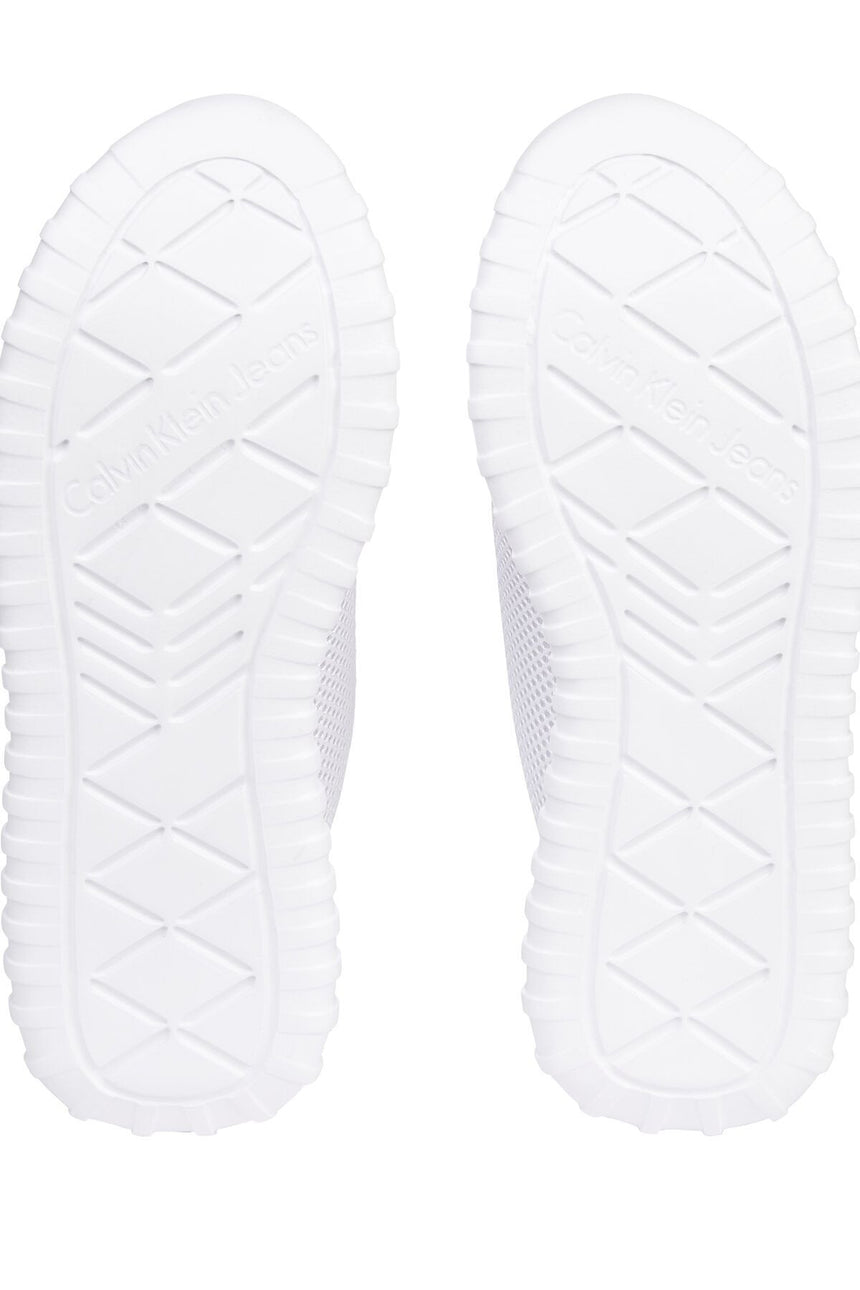 Calvin Klein Runner Sneaker Laceup Mesh Kadın Sneakers Bright White