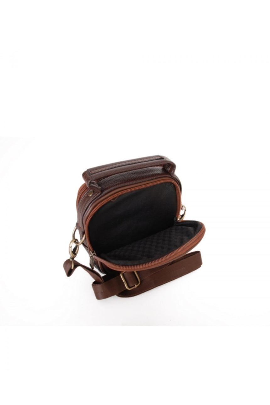 Us Polo Assn Çapraz Askılı Çanta Kahve