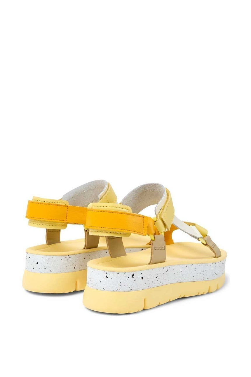 Camper Pav.Calima,Serv.Botij/OS.Gra.Bian-Citrin Kadın Sandalet Renkli