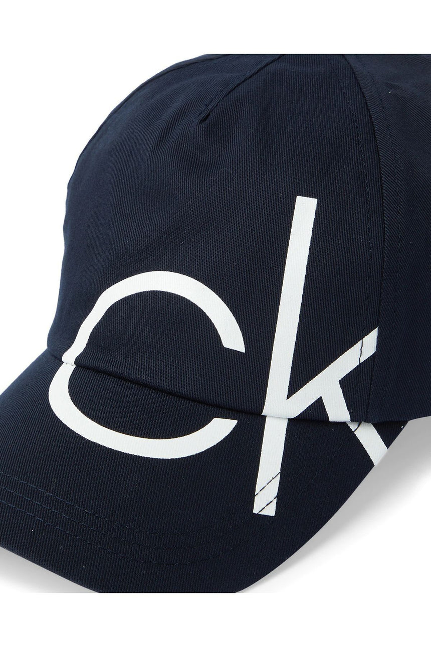 Calvin Klein Oversized Logo Erkek Şapka Ck Navy