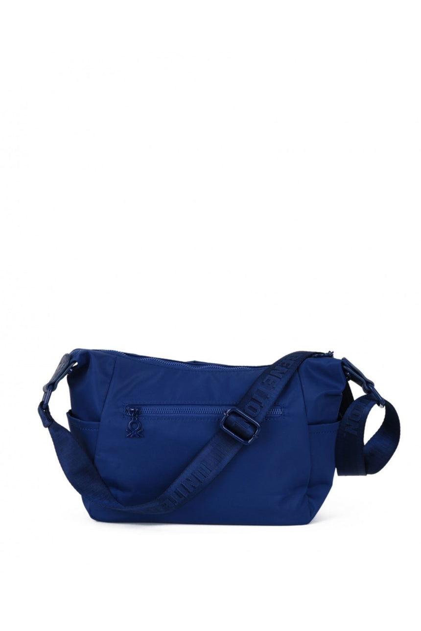 Benetton Çok Gözlü Çapraz Askılı Kadın Çantası Lacivert