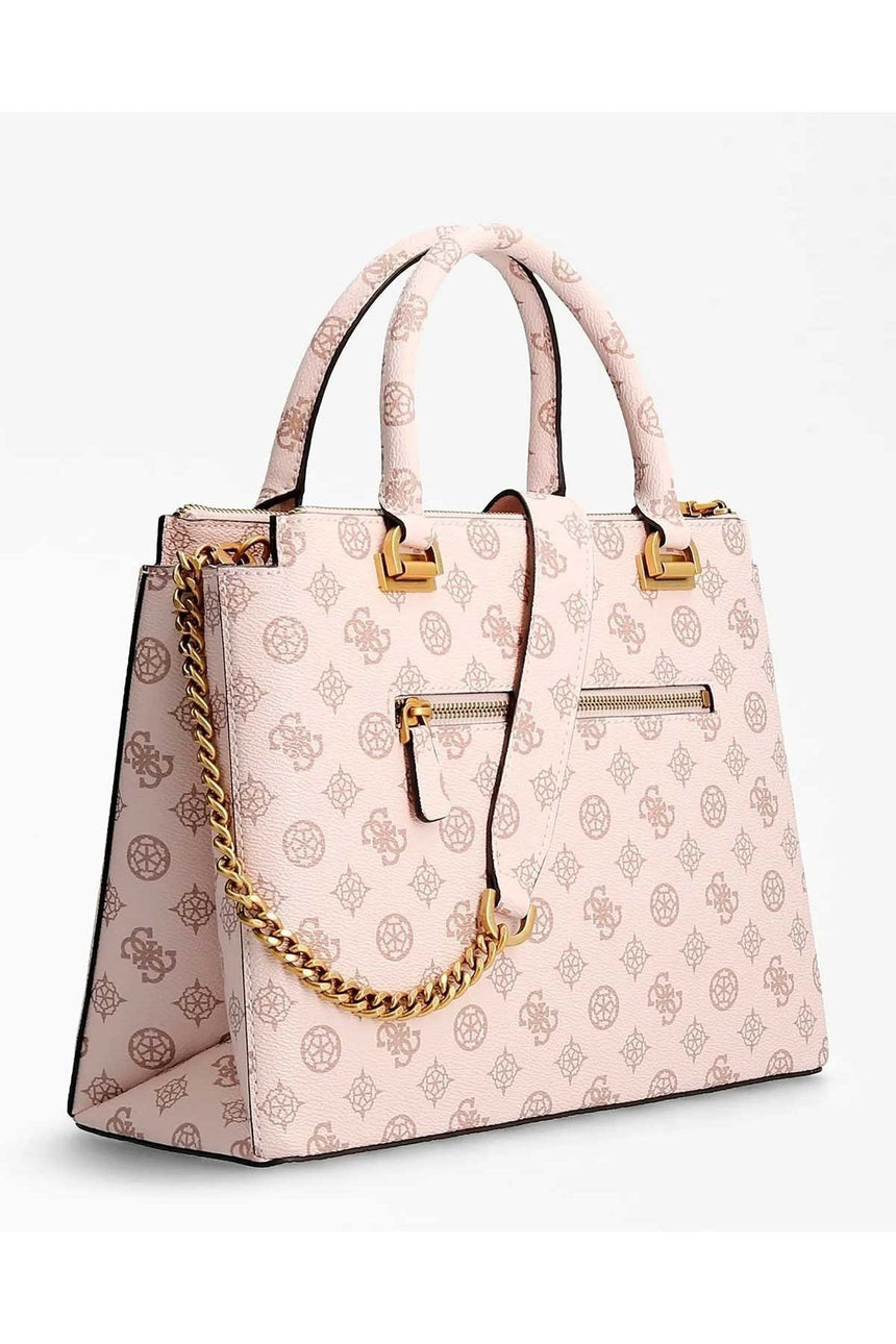 Guess Centre Stage Status Satchel Kadın Çantası Shell Logo