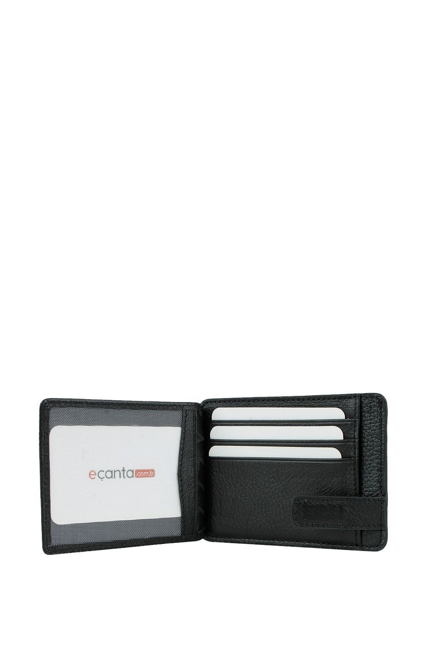 Grande Mekanik Kapama Erkek El Portföyü Siyah