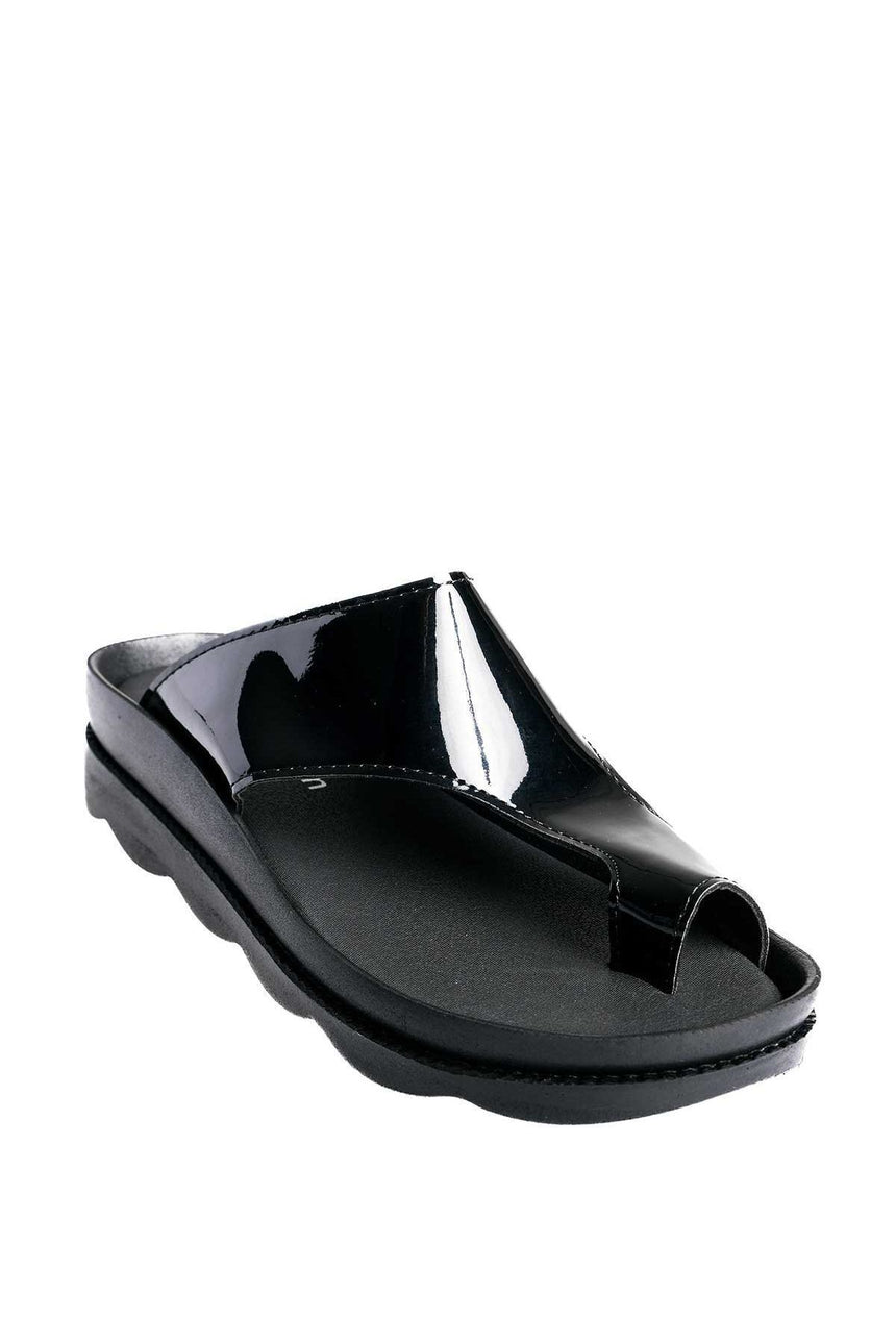 Pierre Cardin Kadın Terlik Rugan Siyah