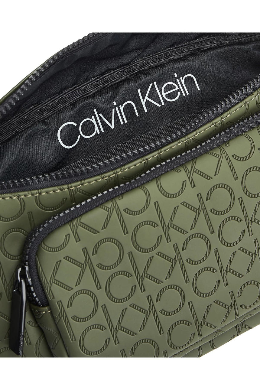 Calvin Klein Mono Blend Erkek Bel Çantası Dark Olive