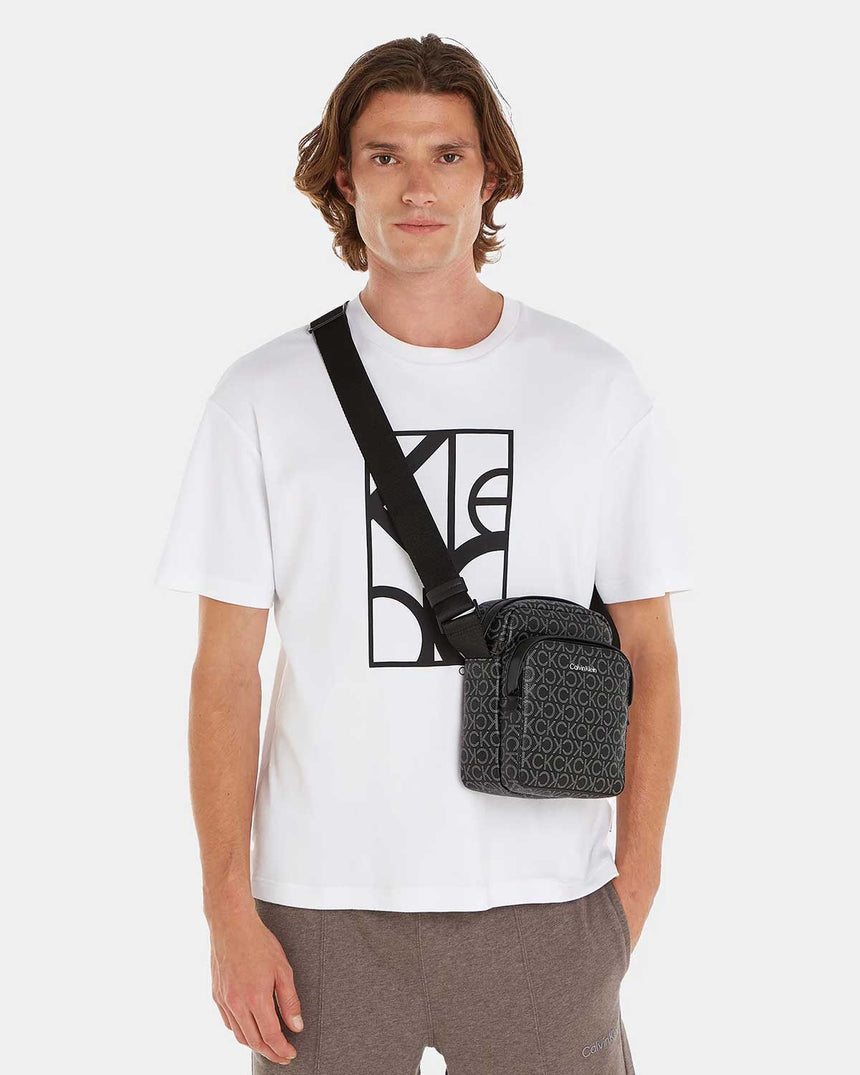 Calvin Klein Must Reporter S Mono Çapraz Askılı Çanta Black