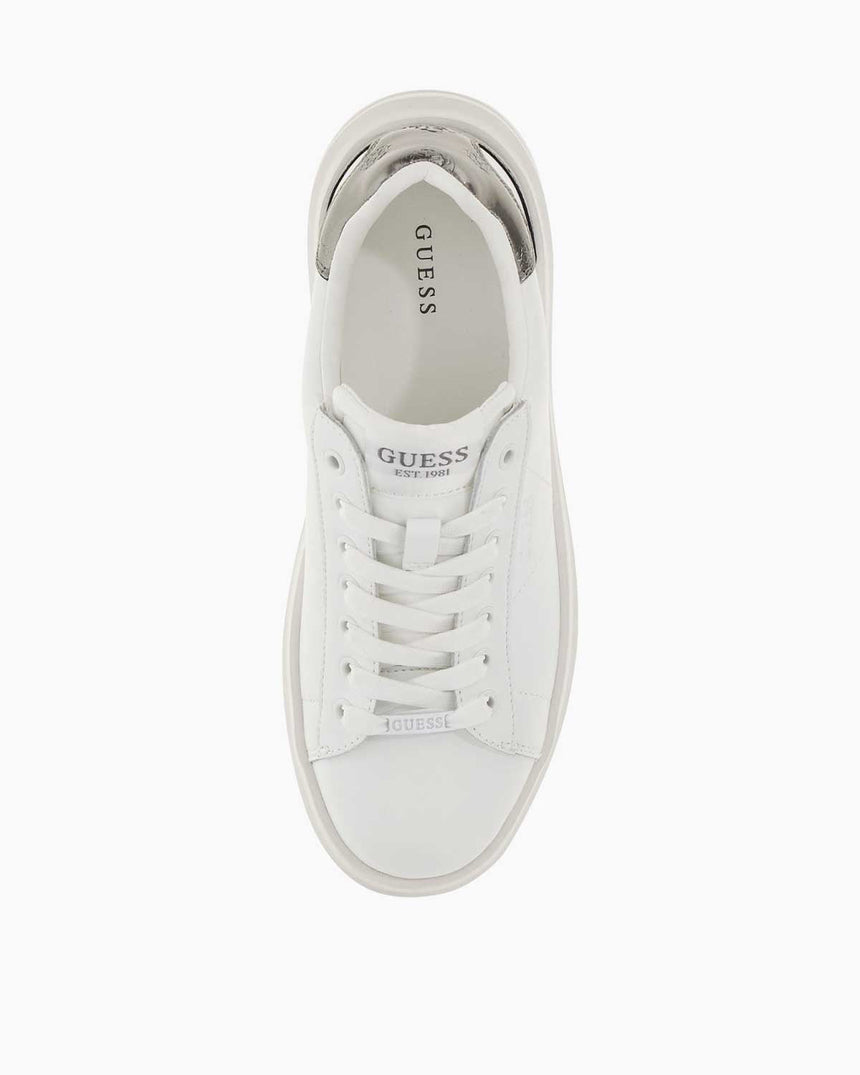 Guess Elbina Sneaker White Gunmetal