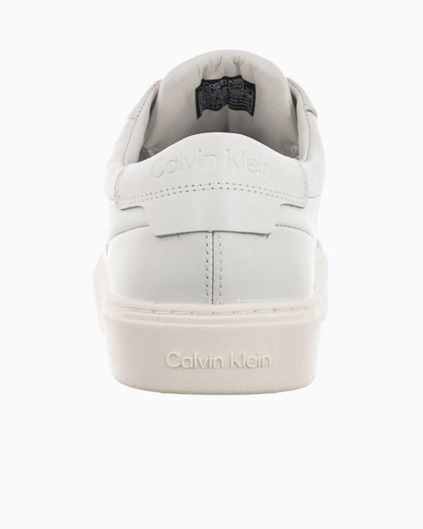 Calvin Klein Low Top Lace Up Cupsole Erkek Sneaker Triple White