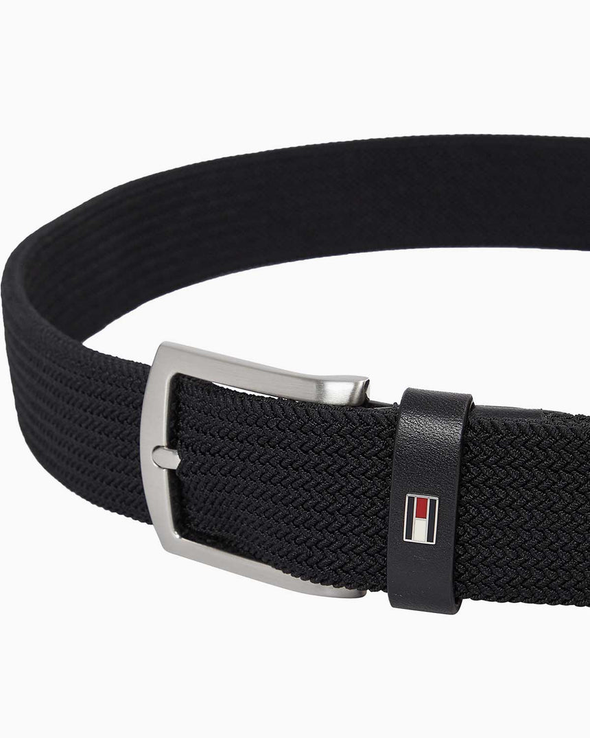 Tommy Hilfiger Denton Fixed Belt Kemer Black