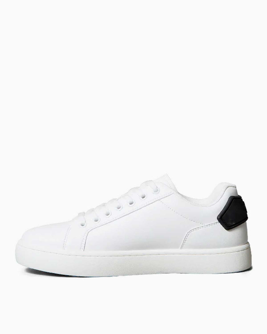 Calvin Klein Rome Yama Detaylı Topuk Erkek Sneaker Bright White/Black