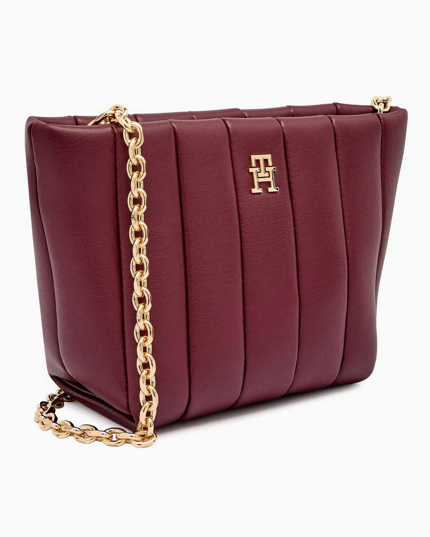 Tommy Hilfiger Grace Mini Kadın Çapraz Askılı Çanta Deep Rouge