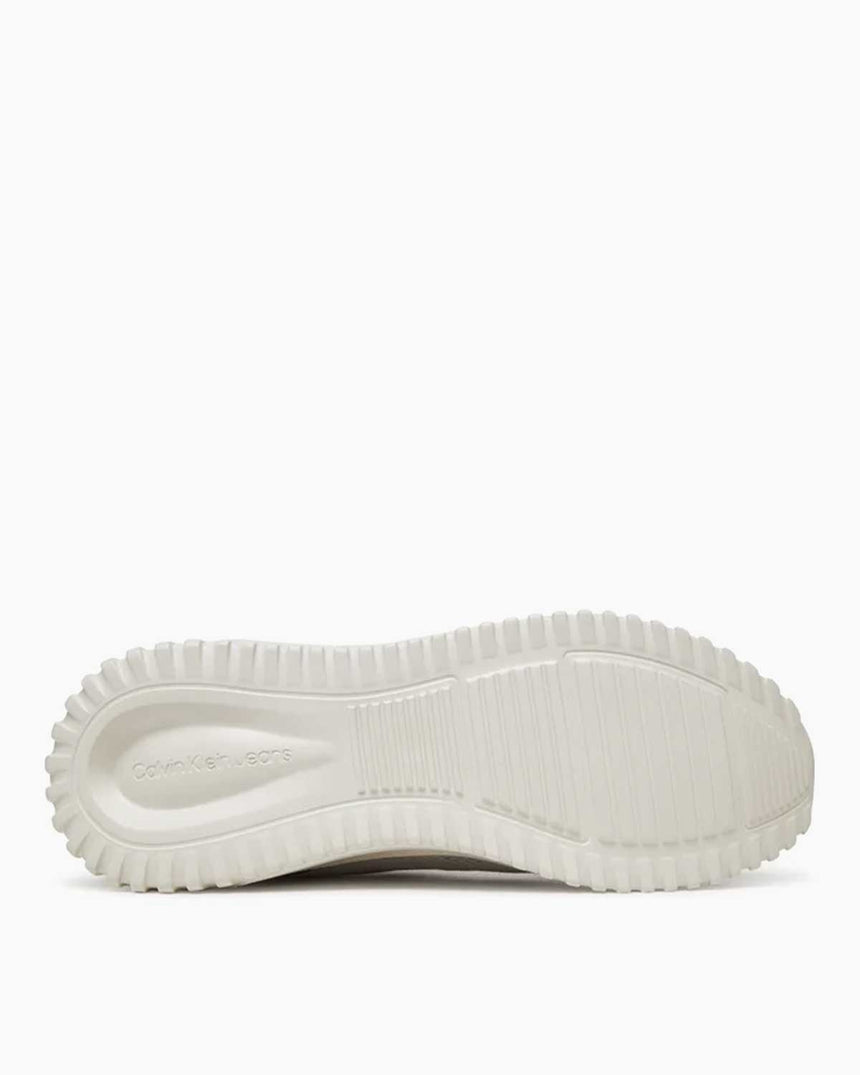 Calvin Klein Lausanne Örgü Erkek Koşucu Sneaker Moonstruck/Creamy White/Orange